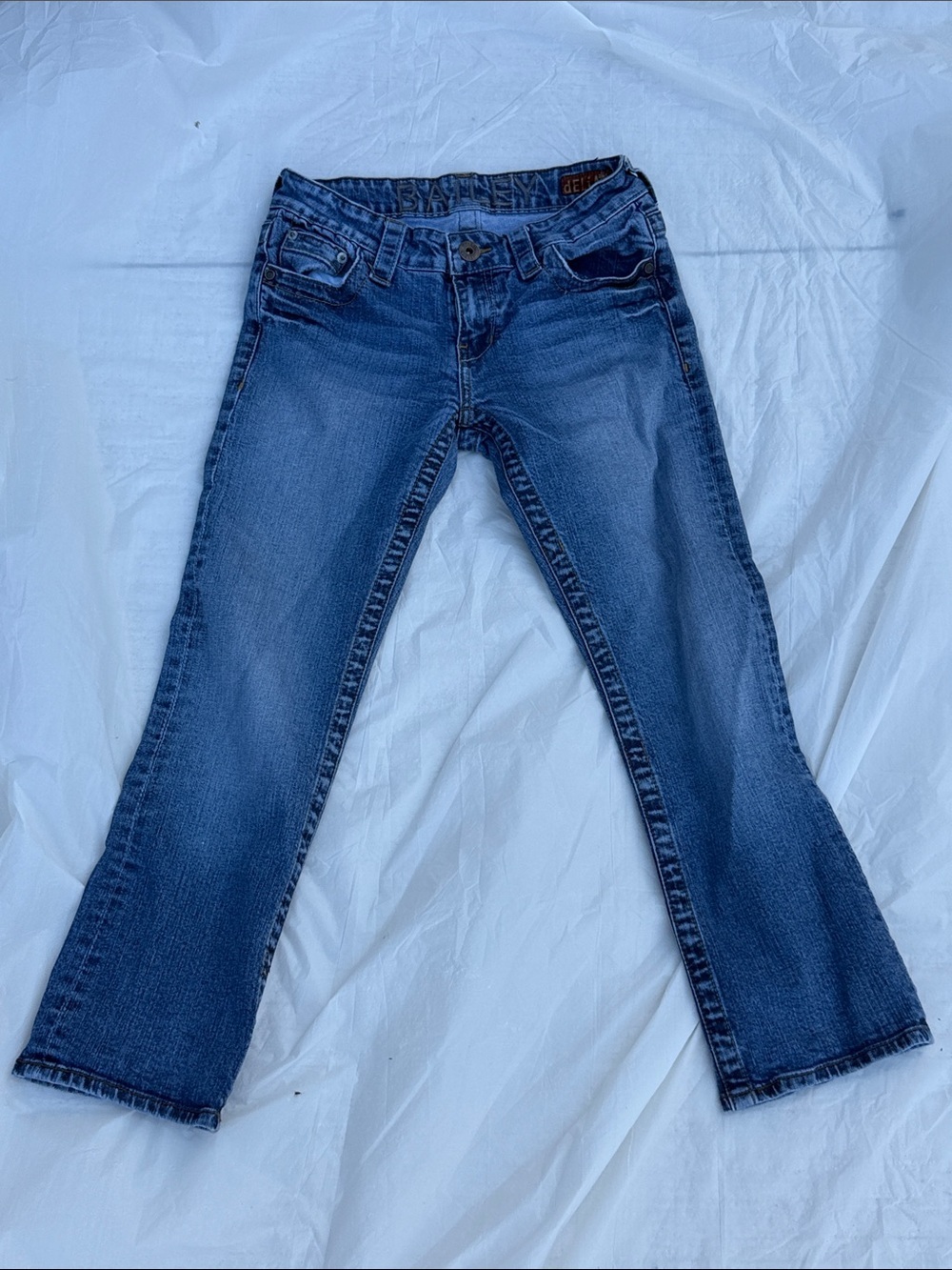 dELiA*s Kids Dark Blue Straight-Leg Jeans